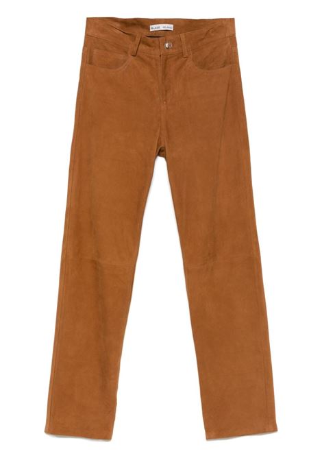 Cognac brown Paso trousers Blazé Milano - women